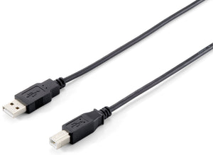 128863 Cable USB 2.0 Tipo A a Tipo B, 1,0 m , Negro