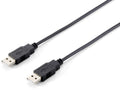 128870 Cable USB 2.0 A-A, 1,8 m , Negro