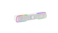 MSBXW Blanco, Barra de Sonido RGB, Bluethooth 5.0+Jack 3.5, Sonido DSP 10W