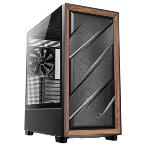0-761345-10133-2 carcasa de ordenador Midi Tower Negro, Madera