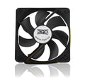 FAN12BK computer cooling system Carcasa del ordenador Ventilador 12 cm Negro