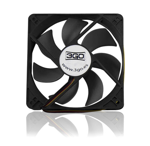 FAN12BK computer cooling system Carcasa del ordenador Ventilador 12 cm Negro
