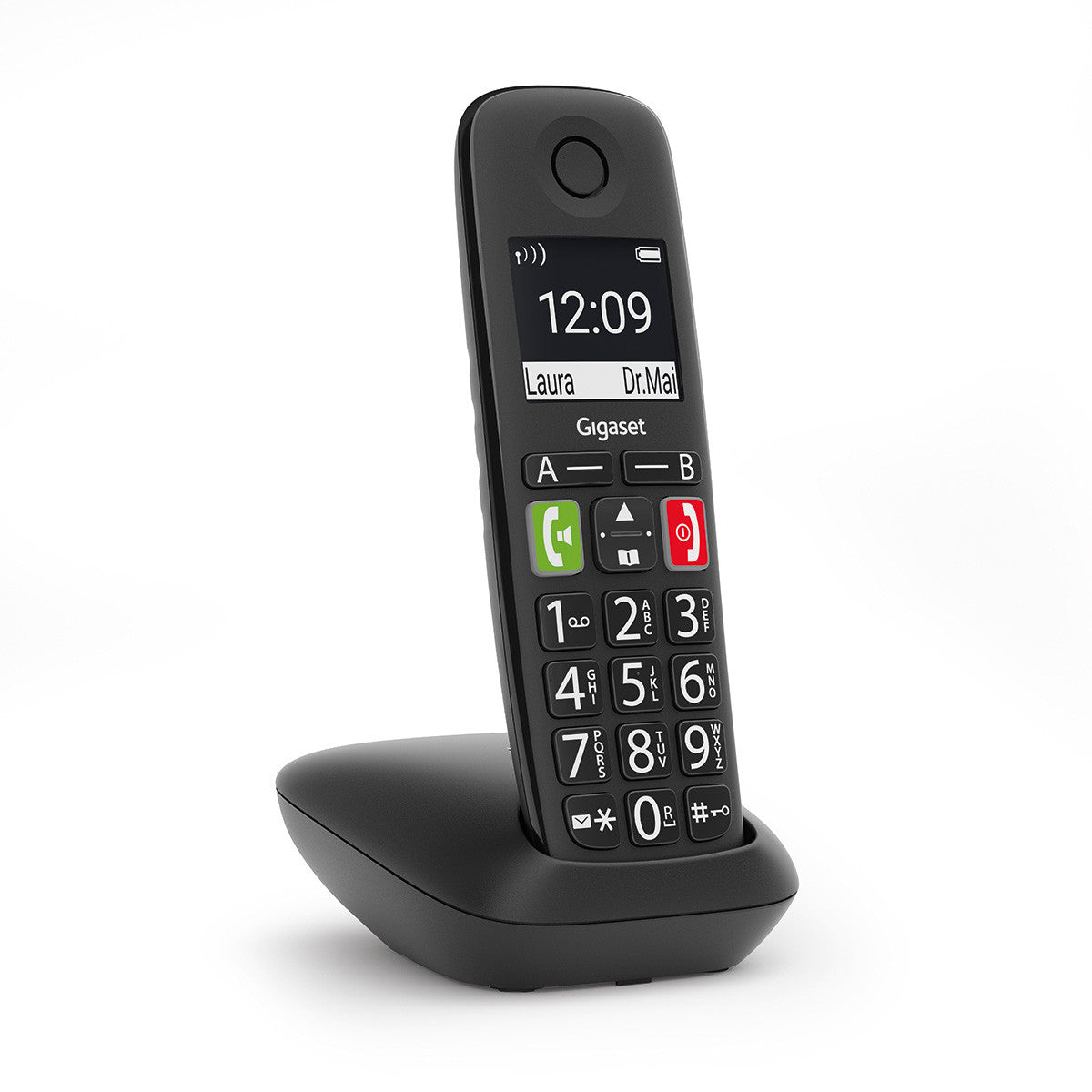 S30852-H2901-D201 teléfono Teléfono DECT/analógico Identificador de llamadas Negro