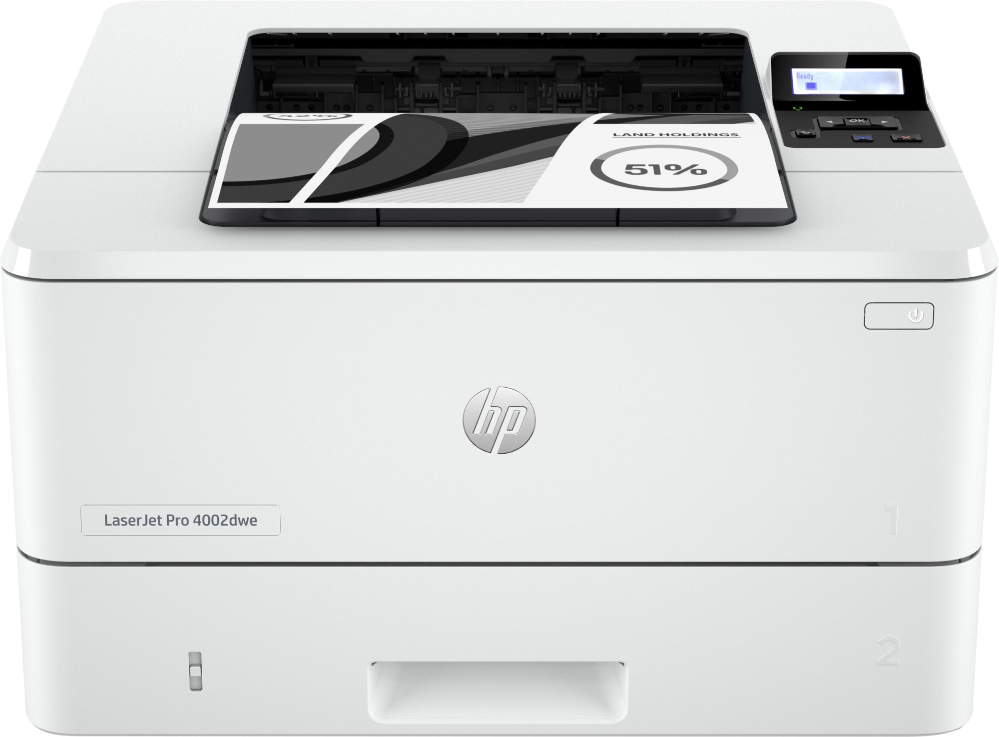 LaserJet Pro Impresora HP 4002dwe, Blanco y negro, Impresora para Pequeñas y medianas empresas, Estampado, Conexión inalámbrica  HP+  Compatible con HP Instant Ink  Impresión desde el teléfono o tablet