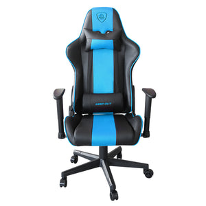 XSPRO-RACING Silla para videojuegos universal Asiento acolchado Turquesa, Negro