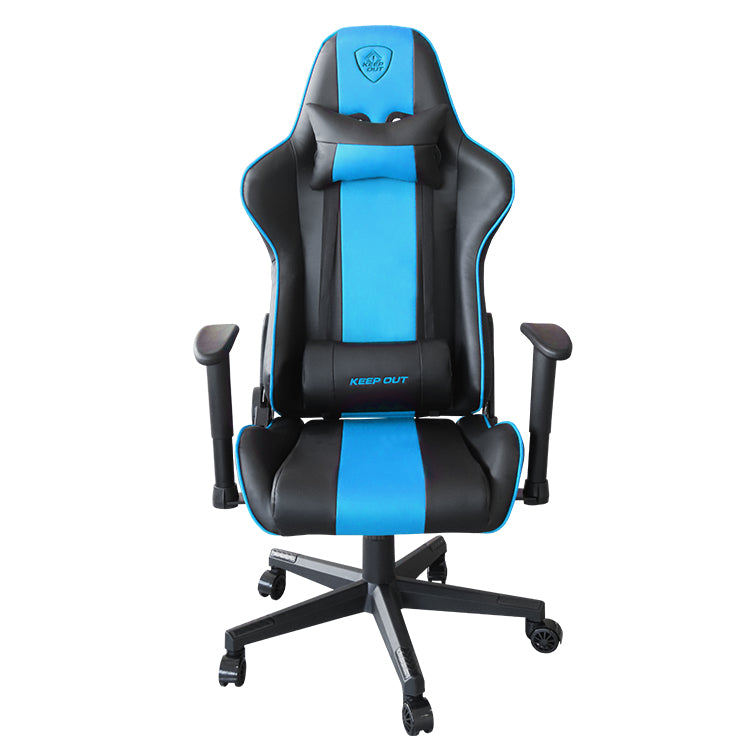 XSPRO-RACING Silla para videojuegos universal Asiento acolchado Turquesa, Negro