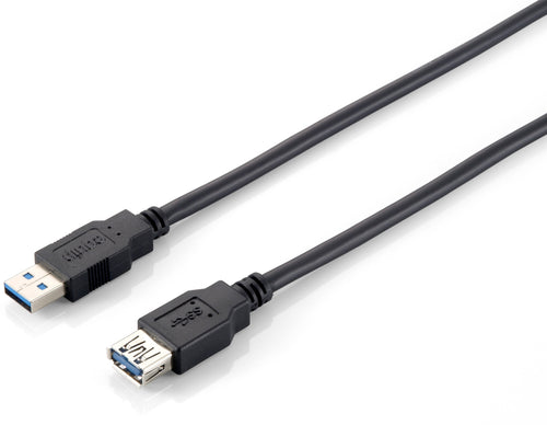 128399 Cable de extensión USB 3.0, A/M a A/F, 3,0 m, 5 Gbps, negro