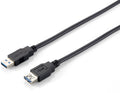 128399 Cable de extensión USB 3.0, A/M a A/F, 3,0 m, 5 Gbps, negro
