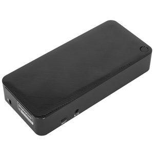 DOCK182EUZ base para portátil y replicador de puertos Alámbrico Negro