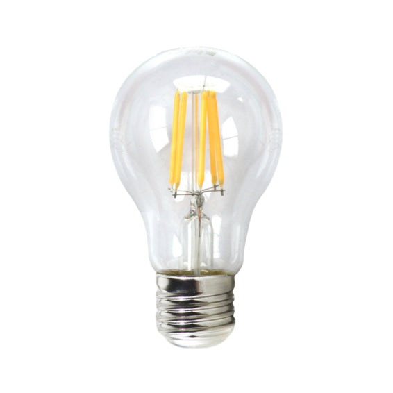 LED ECO Filamento Transparente Estandar 6W E27 3000K