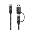 EW9918 cable USB USB 3.2 Gen 1 (3.1 Gen 1) 1 m USB C Negro