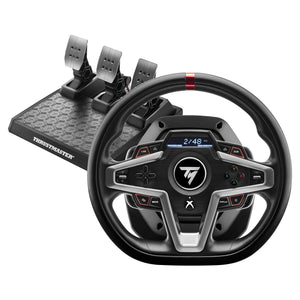 T248 Negro USB Volante + Pedales Analógico/Digital PC, PlayStation 4, PlayStation 5
