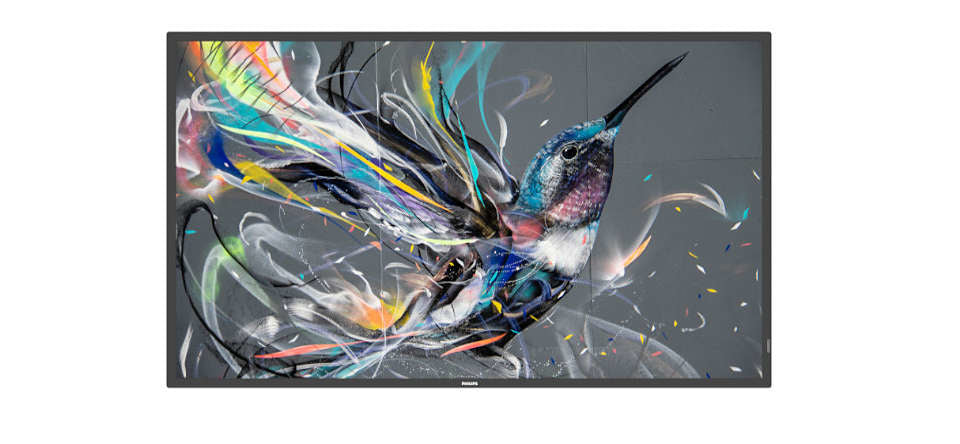 50BDL3511Q/00 pantalla de señalización Pizarra de caballete digital 127 cm (50") 500 cd / m² 4K Ultra HD Negro 18/7