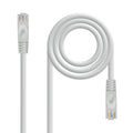 Cable Red Latiguillo RJ45 LSZH CAT.6A UTP AWG24, Gris, 25 cm