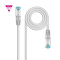 Cable de Red Cat.7 600MHZ LSZH SFTP PIMF AWG26, Gris, 1 m