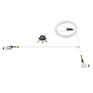 001331 cable antirrobo Blanco 1,8 m