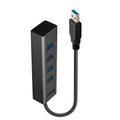 43324 hub de interfaz USB 3.2 Gen 1 (3.1 Gen 1) Type-A 5000 Mbit/s Negro
