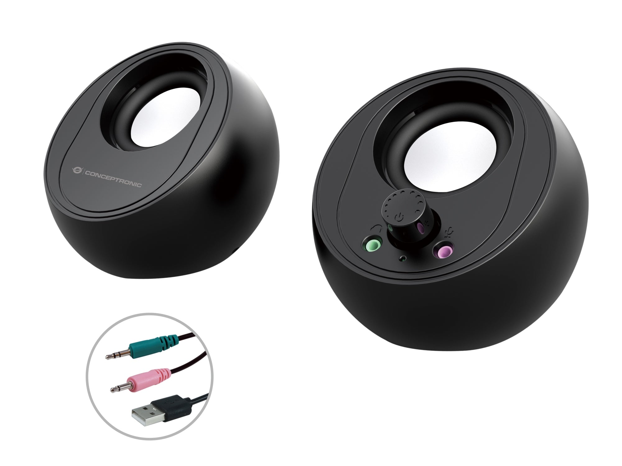 BJORN01B altavoz De 2 vías Negro Inalámbrico y alámbrico 10 W
