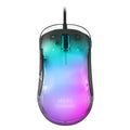 MMGLOW Ratón, Negro, One size