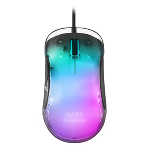 MMGLOW Ratón, Negro, One size