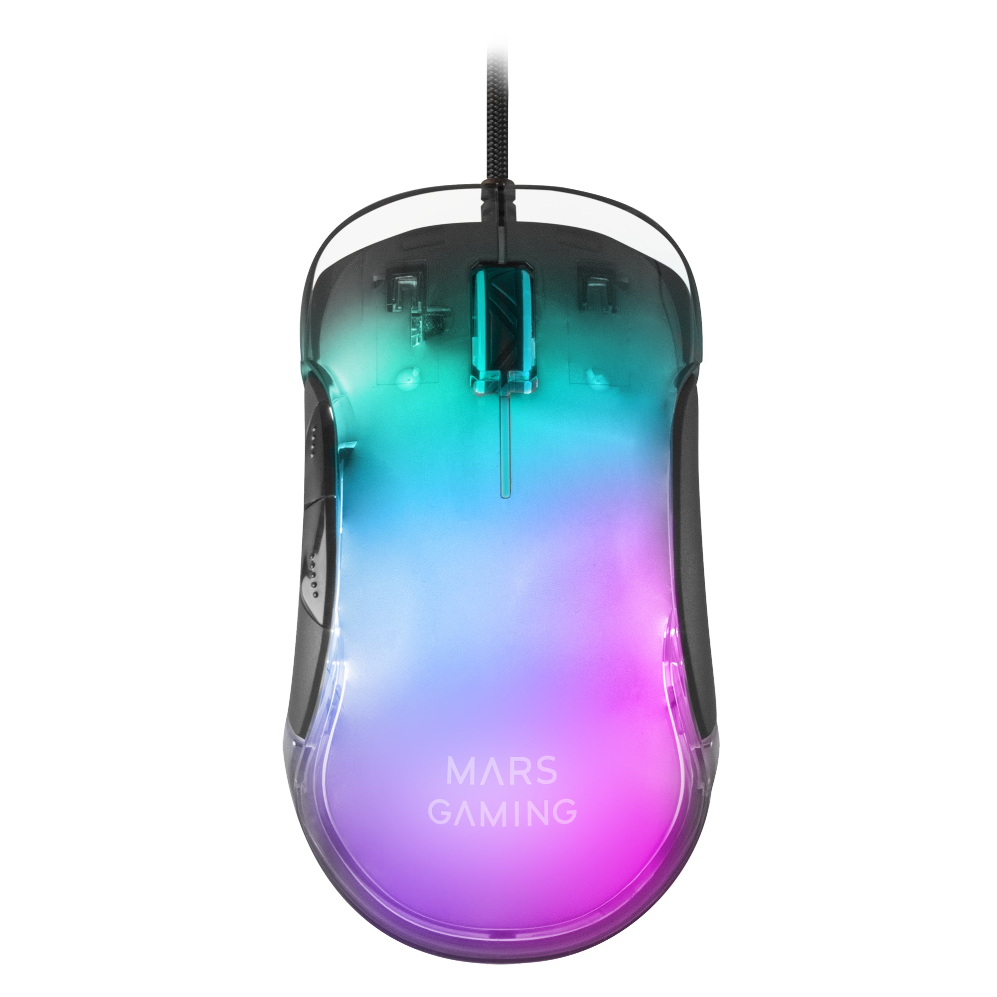 MMGLOW Ratón, Negro, One size