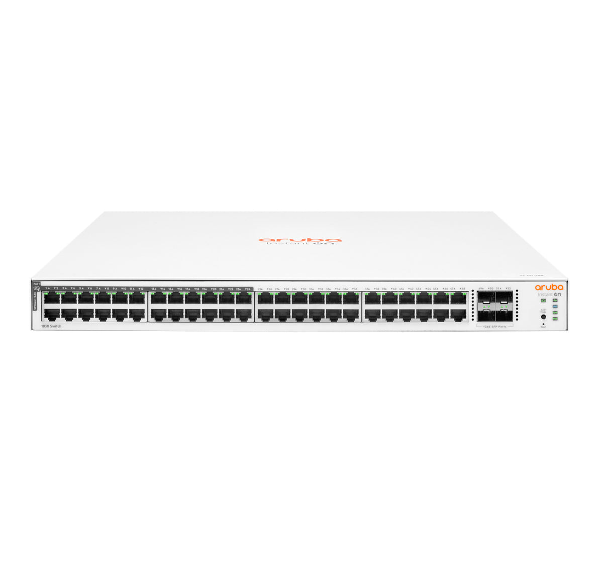Aruba Networking Aruba Instant On 1830 48G 24p Class4 PoE 4SFP 370W Gestionado L2 Gigabit Ethernet (10/100/1000) Energía sobre Ethernet (PoE) 1U