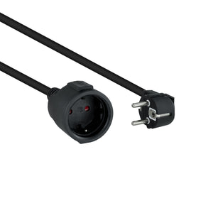 Cable de Alimentación Alargador, Negro, 10 m
