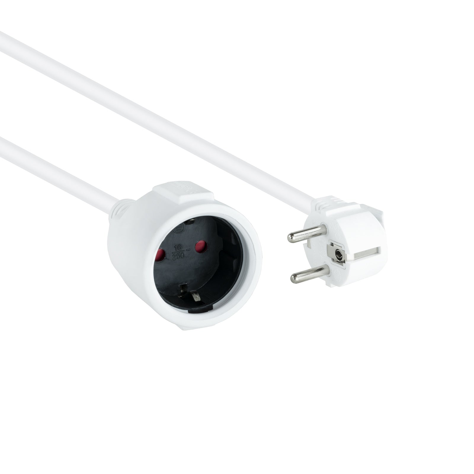 Cable de Alimentación Alargador, Blanco, 5 m