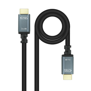 Cable HDMI 2.1 IRIS 8K A/M-A/M, Negro, 1.5 m