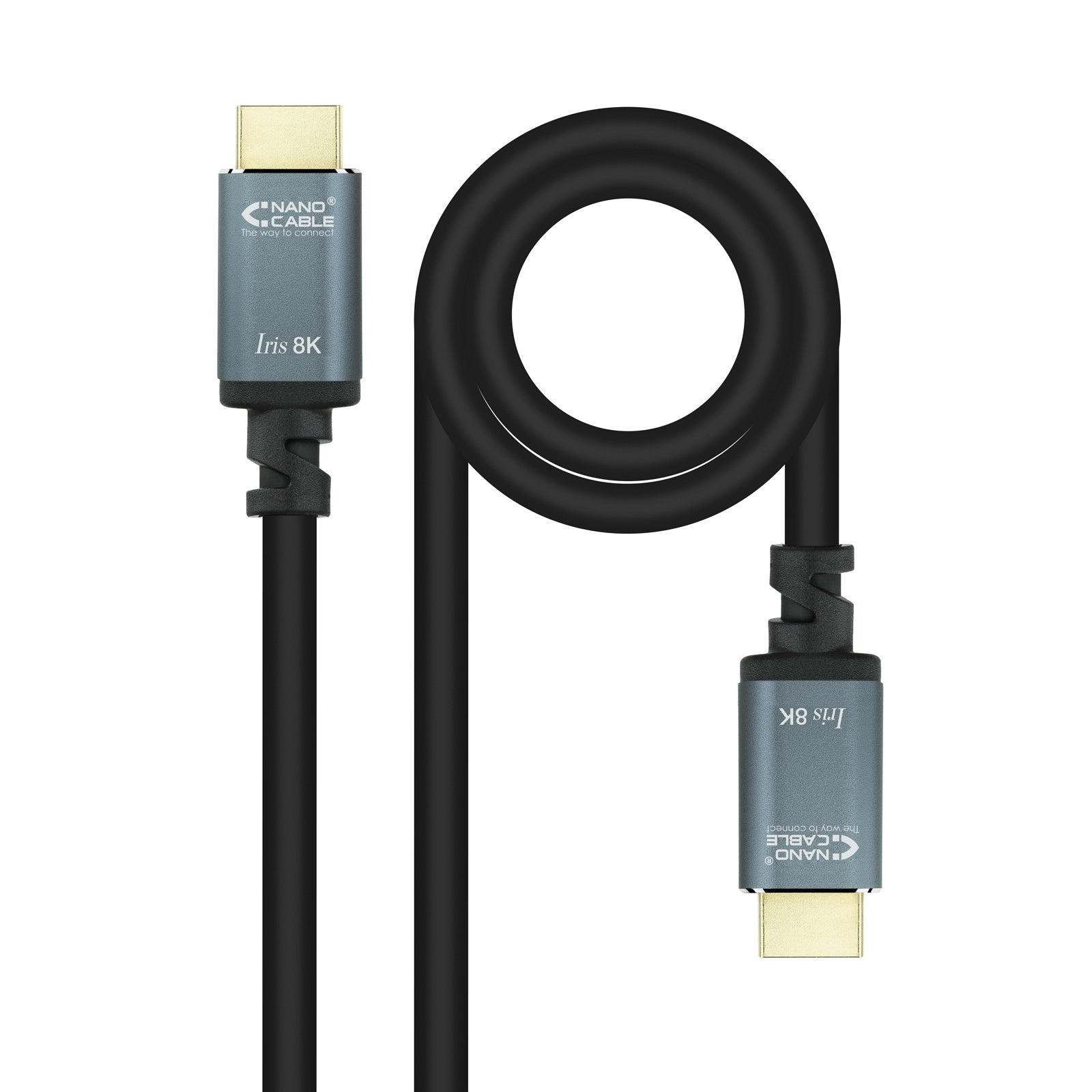 Cable HDMI 2.1 IRIS 8K A/M-A/M, Negro, 1.5 m