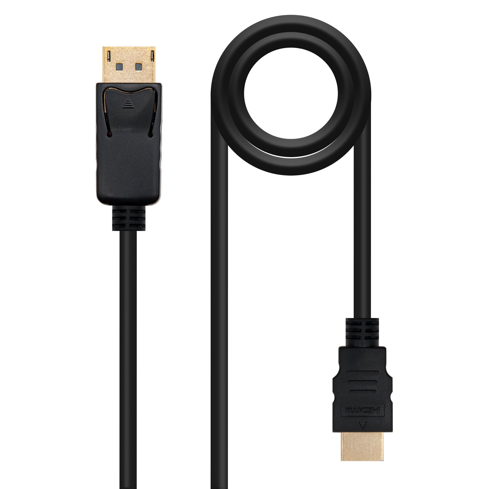 Cable Conversor DISPLAYPORT a HDMI, DP/M - HDMI/M, Negro, 1 m