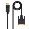Cable Conversor DisplayPort a DVI, DP/M - DVI/M, Negro, 1 m