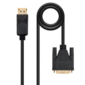 Cable Conversor DisplayPort a DVI, DP/M - DVI/M, Negro, 1 m