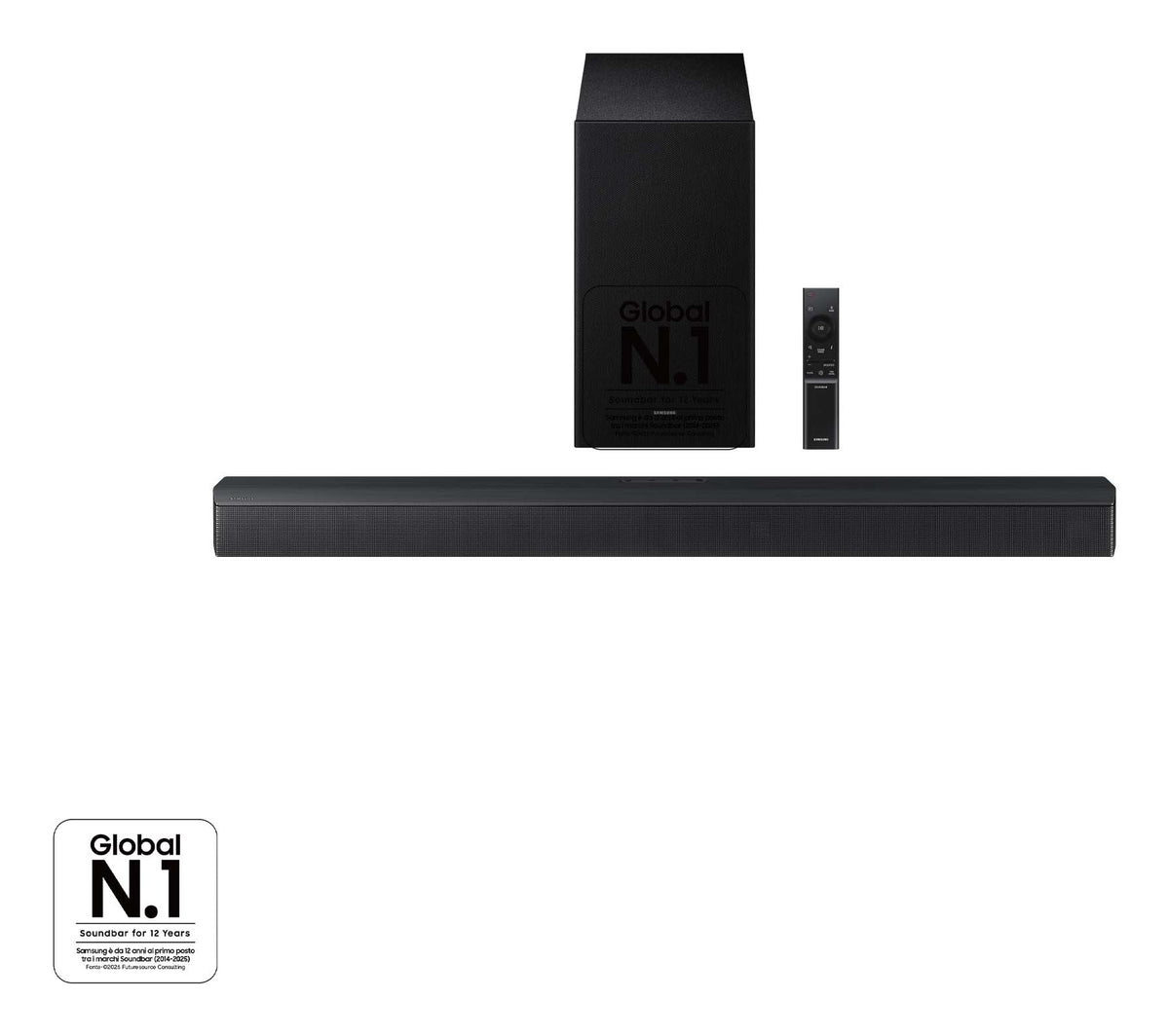 Barra de sonido B650F Serie B 3.1 con Subwoofer y Dolby 5.1 2025