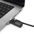MBPR16LDG02CL cable antirrobo Negro, Plata