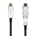 Cable HDMI V2.0 AOC Desmontable Premium Alta Velocidad / HEC 4k@60Hz 4:4:4 18Gbps, A/M-D/A/M, Negro, 40m