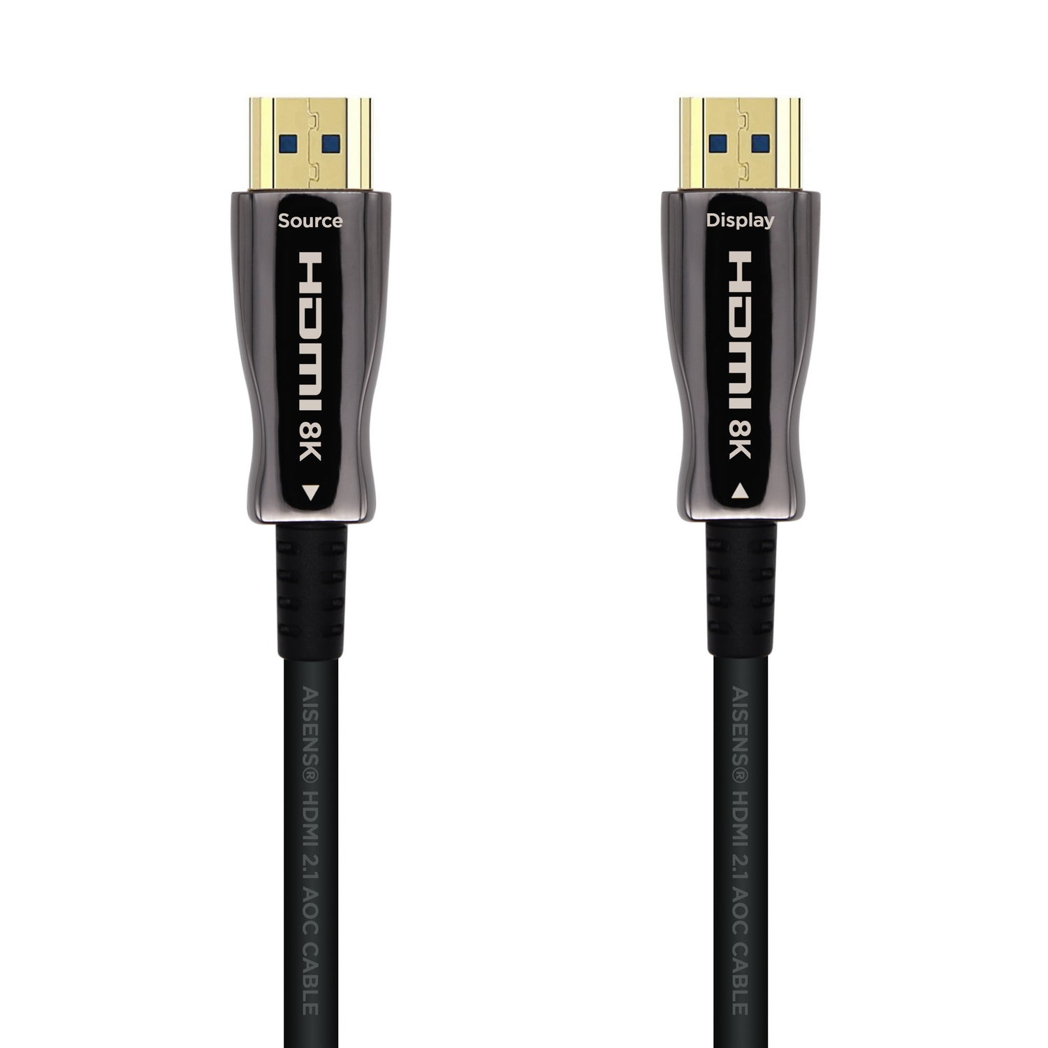 Cable HDMI V2.1 AOC Ultra Alta Velocidad / HEC 8k@60Hz 4k@120Hz 4:4:4 48Gbps, A/M-A/M, Negro, 100m
