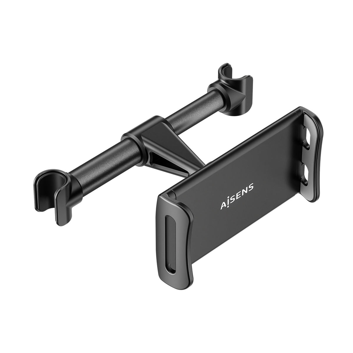 Soporte Coche Ajustable (1 Pivote) Para Reposacabezas Para Telefono / Tablet, Negro