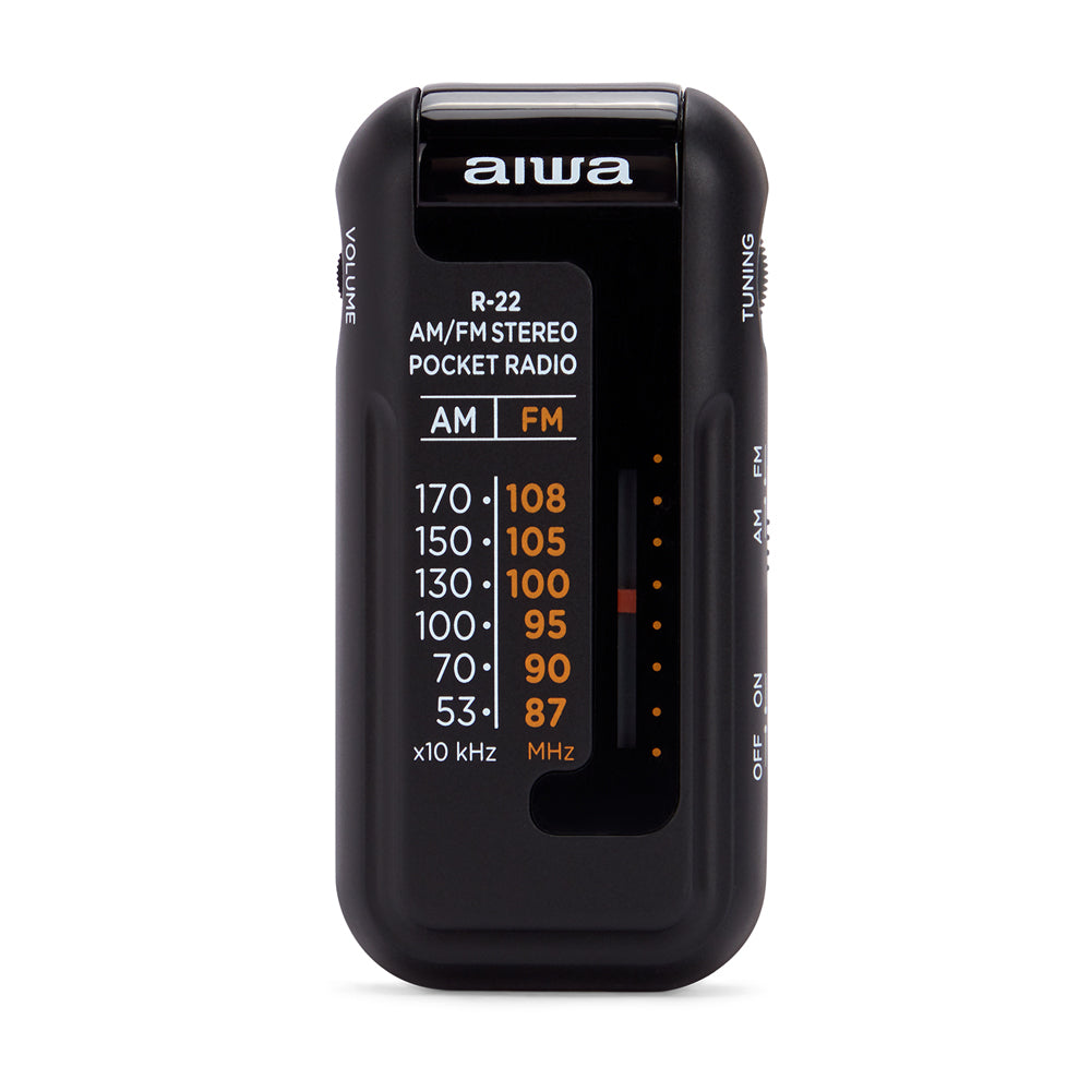 R-22BK radio Personal Analógica Negro