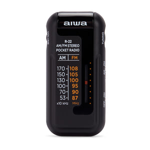 R-22BK radio Personal Analógica Negro