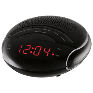 NVR-335DD radio Reloj Digital Negro