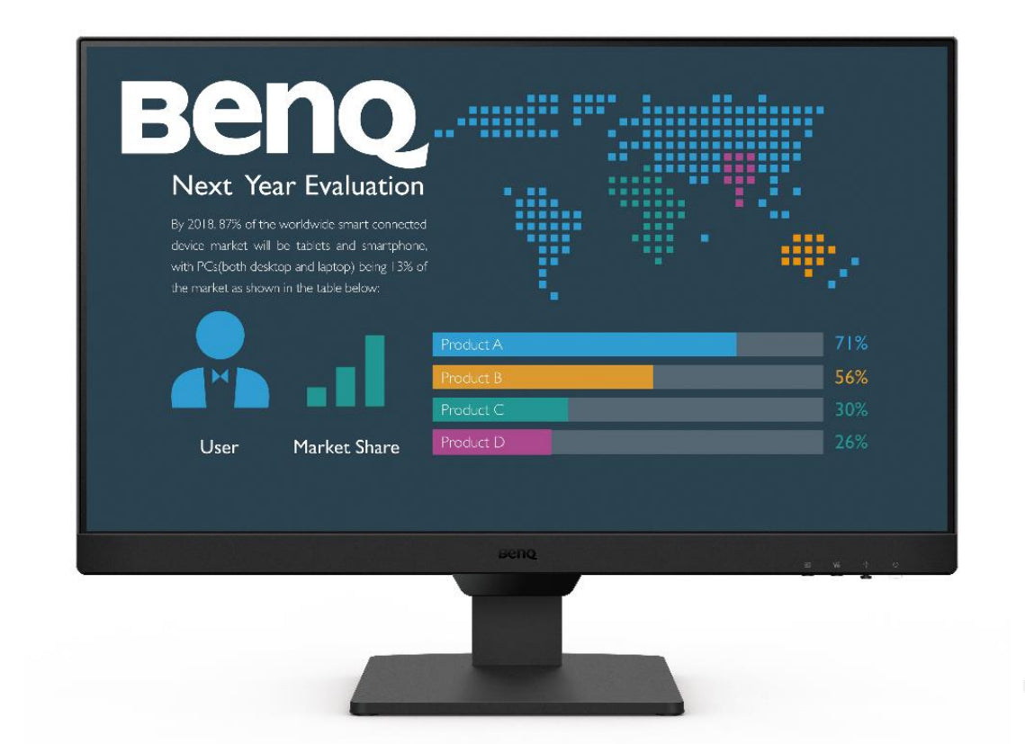 BL2490 pantalla para PC 60,5 cm (23.8") 1920 x 1080 Pixeles Full HD Negro