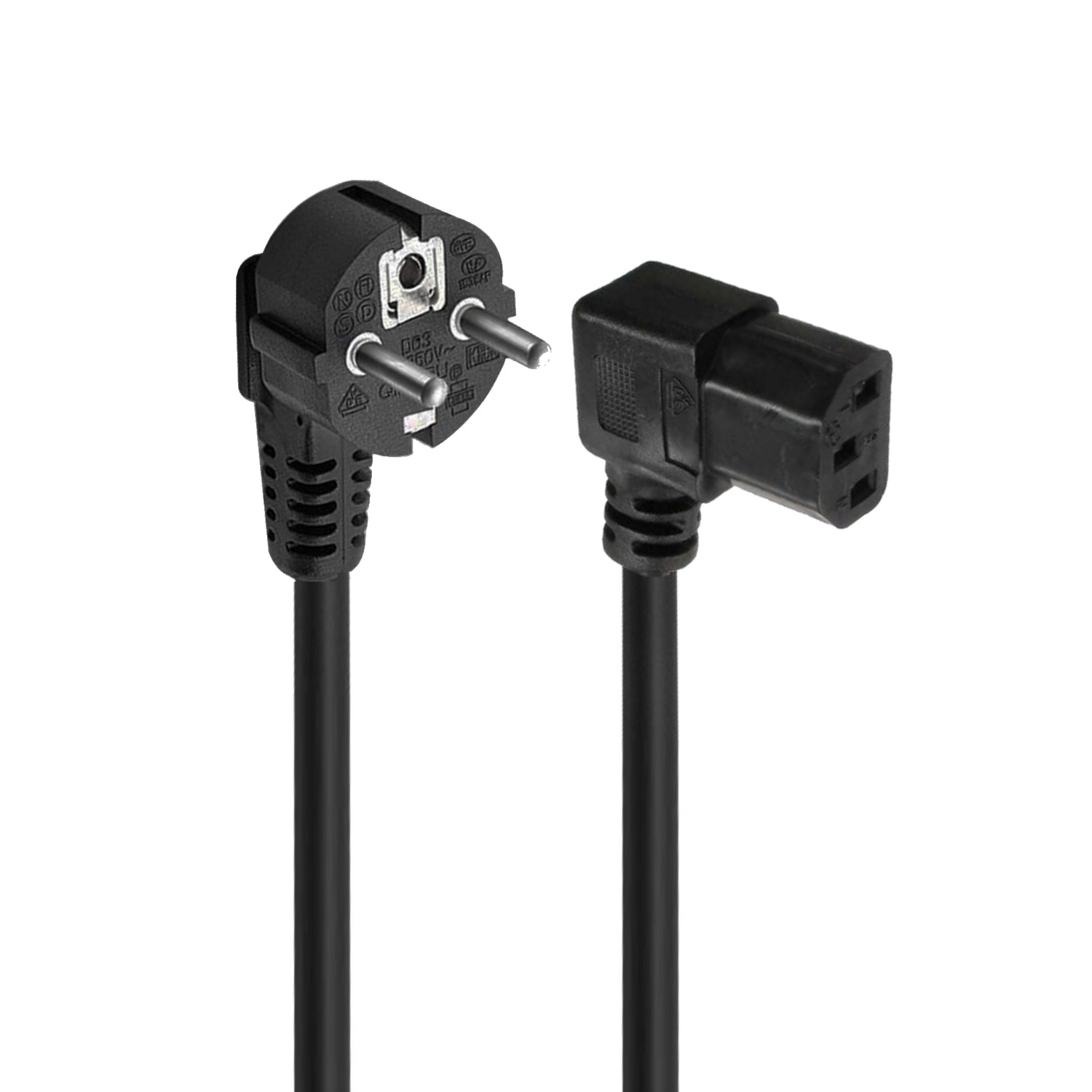 EC1910 cable de transmisión Negro 1,8 m C13 acoplador Enchufe tipo F