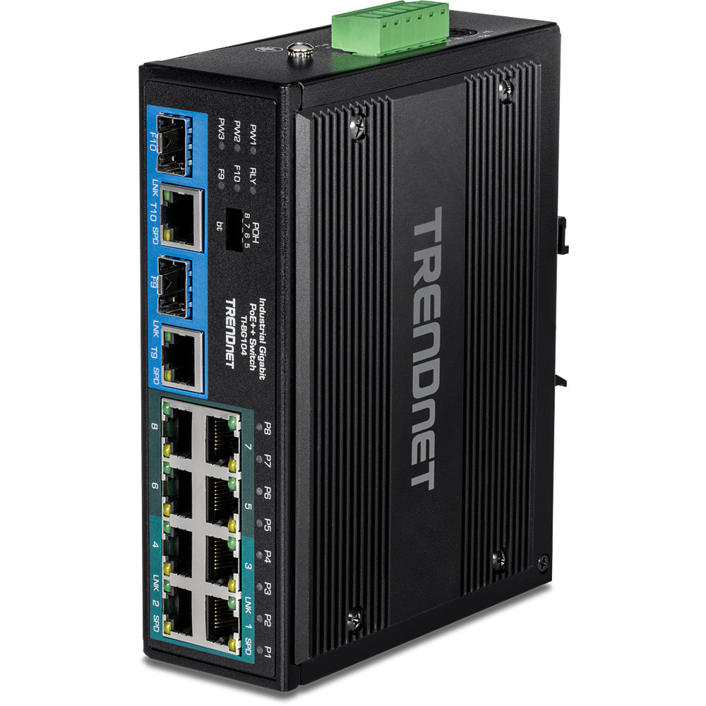 TI-BG104 switch No administrado Gigabit Ethernet (10/100/1000) Energía sobre Ethernet (PoE) Negro