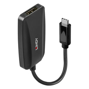 43337 adaptador de cable de vídeo 0,13 m USB Tipo C DisplayPort Negro