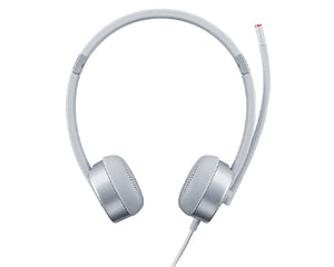 100 Stereo Analogue Headset Auriculares Alámbrico Oficina/Centro de llamadas Plata