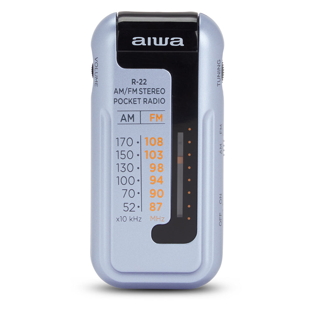 R-22SL radio Portátil Analógica Plata