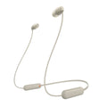 WI-C100 Auriculares Inalámbrico Dentro de oído Llamadas/Música Bluetooth Beige