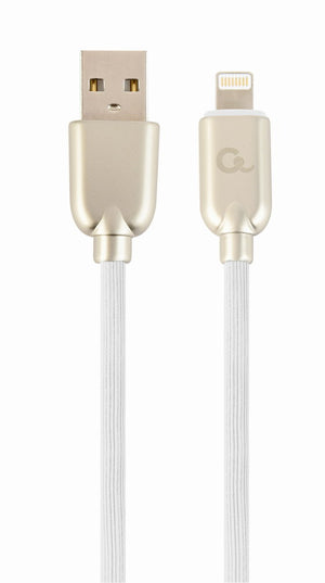 CC-USB2R-AMLM-2M-W cable de conector Lightning Blanco