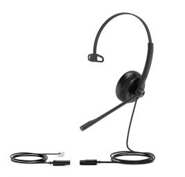 YHS34 Lite Mono Auriculares Alámbrico Diadema Oficina/Centro de llamadas Negro
